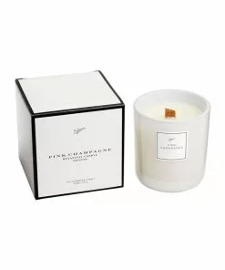Sohum Eco Cedarwick Candle Pink Champagne