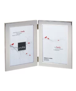 Profile Eternal Vertical Double Frames Silver