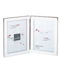 Profile Eternal Vertical Double Frames White