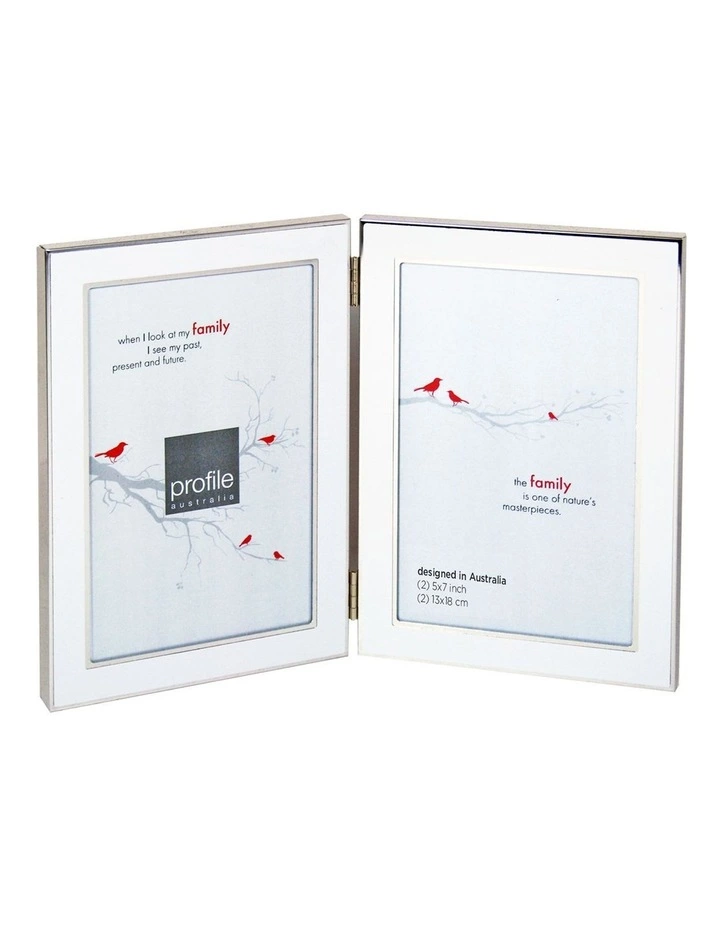 Profile Eternal Vertical Double Frames White 1 Profile Eternal Vertical Double Frames White