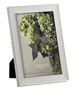 Wedgwood Vera Wang With Love 4x6" Photo Frame Silver