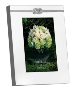 Wedgwood Vera Wang 4x6" infinity Photo Frame White