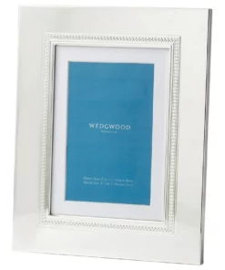 Wedgwood Simply Wish 5x7" Photo Frame Mirrored Silver