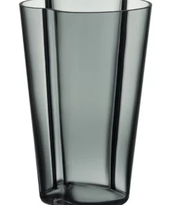 IITTALA Alvar Aalto 22cm Glass Vase Grey