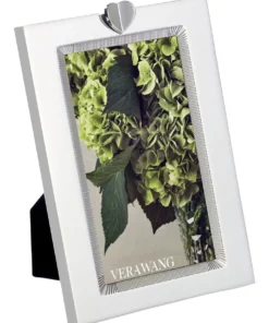 Wedgwood Vera Love Always 3x5" Photo Frame Silver