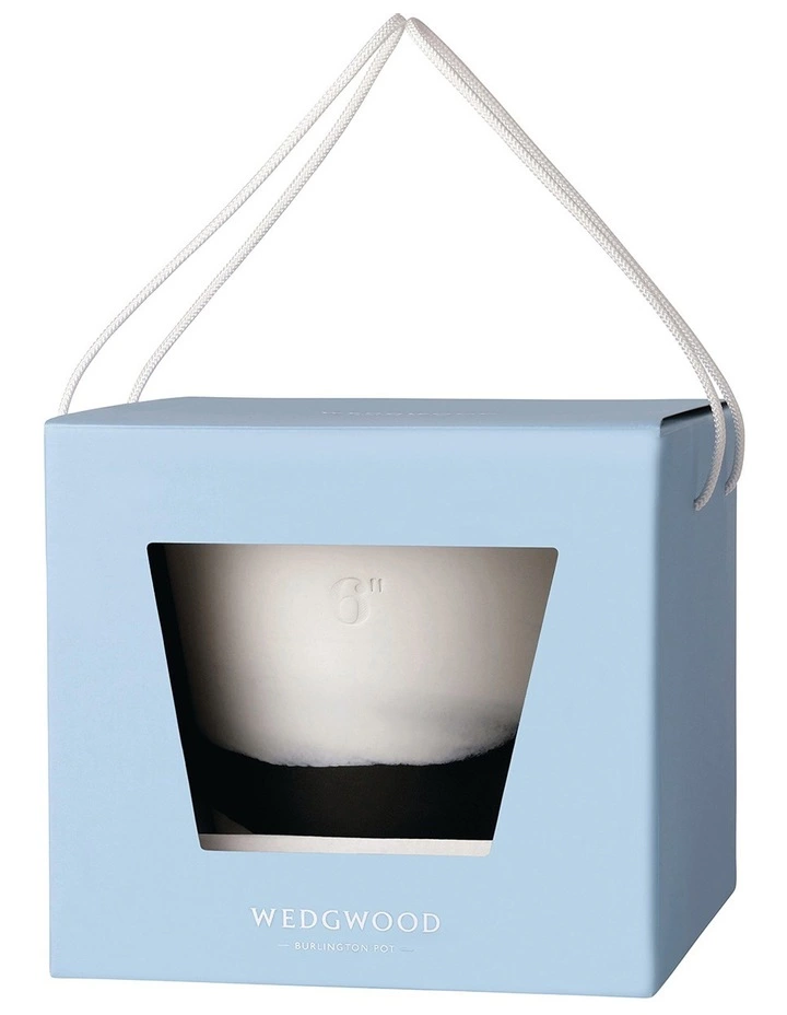Wedgwood Burlington Pots 6inch Pot Black/White 3 Wedgwood Burlington Pots 6inch Pot Black/White - Image 3