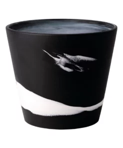 Wedgwood Burlington Pots 7inch Pot White/Black