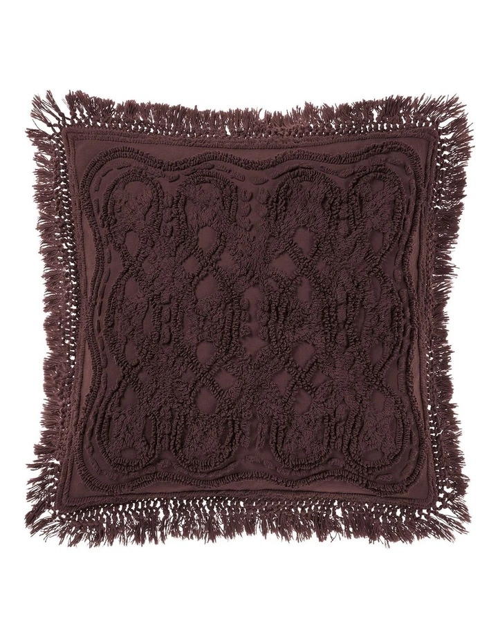 Linen House Somers European Pillow Case Espresso 1 Linen House Somers European Pillow Case Espresso