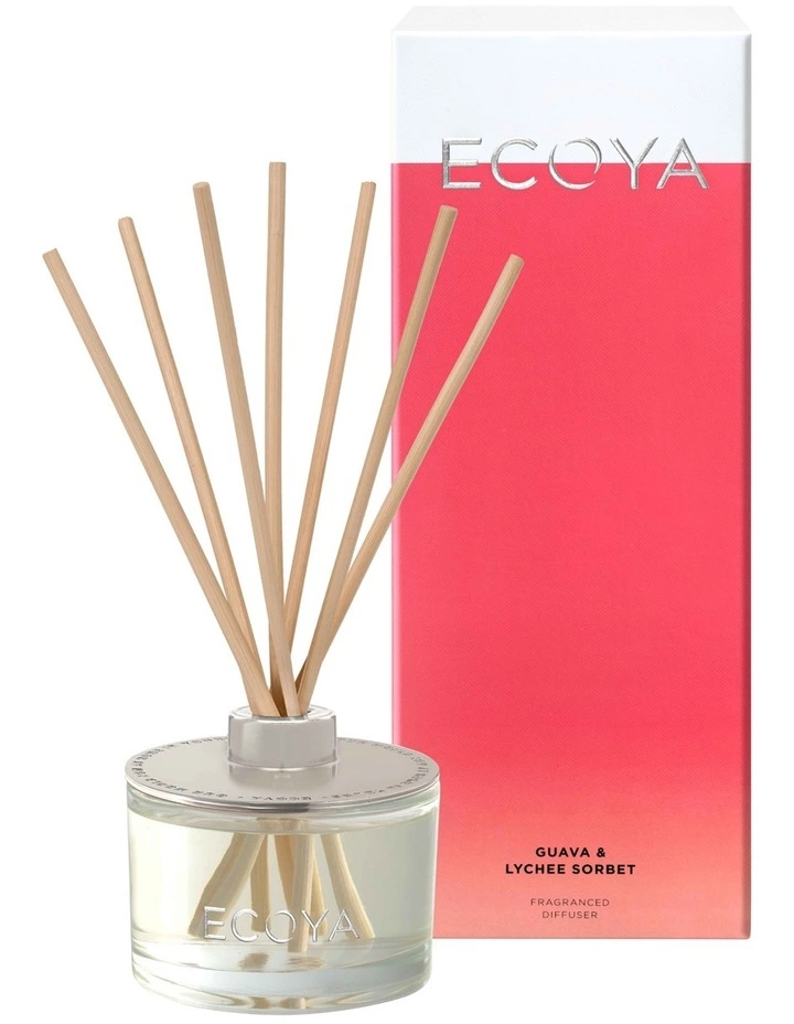 ECOYA Guava & Lychee Sorbet Reed Diffuser 1 ECOYA Guava & Lychee Sorbet Reed Diffuser