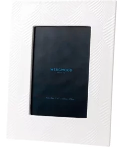 Wedgwood Folia Picture 5x7" Photo Frame White