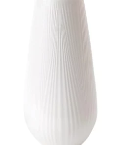 Wedgwood Folia 30cm Fine Bone China Tall Vase White