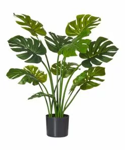 Rogue Artificial Monsteria 12 Leaves in Garden Pot 90cm