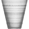 IITTALA Kastehelmi 15cm Glass Vase Clear