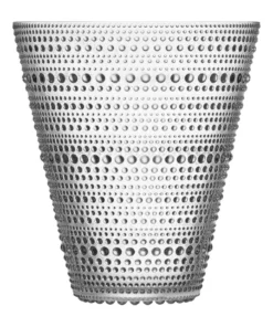 IITTALA Kastehelmi 15cm Glass Vase Clear