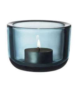 IITTALA Valkea Votive 6cm Candle Holder Sea Blue