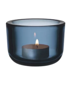 IITTALA Valkea Votive 6cm Candle Holder Dark Blue
