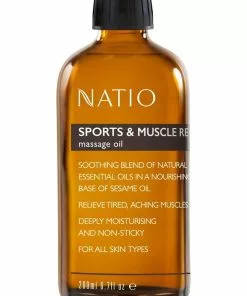 Natio Sports & Muscle Recovery Massage Oil