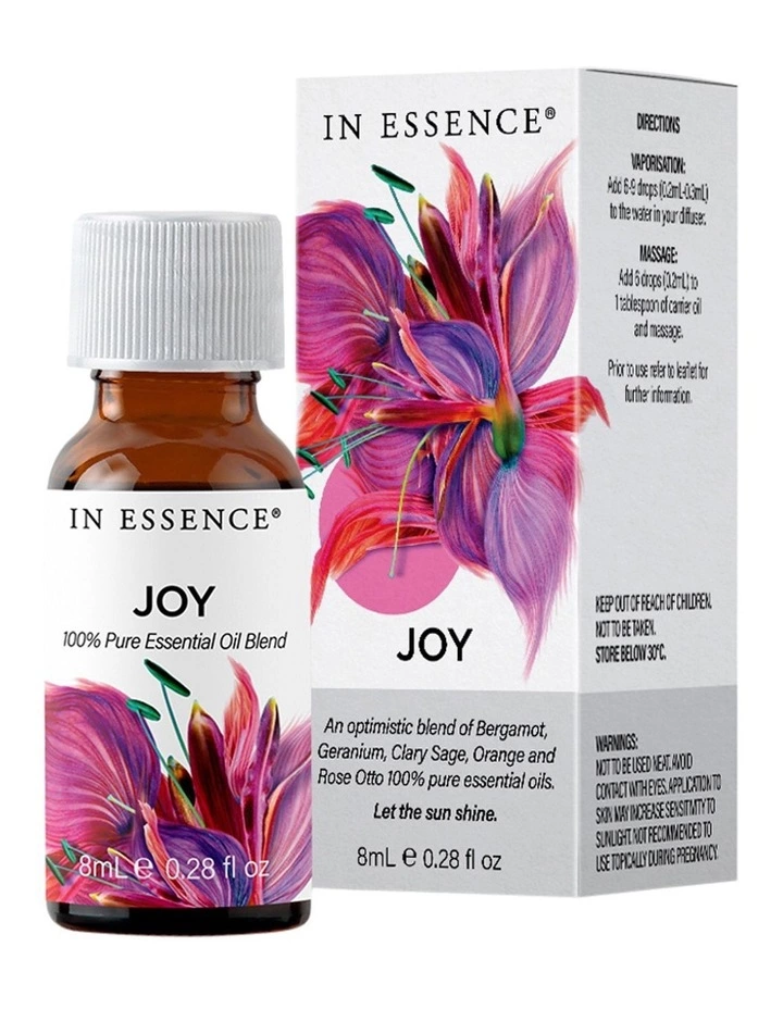 In Essence Lifestyle Joy Pure Essential Oil Blend 8ml 1 In Essence Lifestyle Joy Pure Essential Oil Blend 8ml