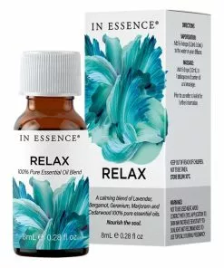 In Essence Lifestyle Relax Pure Essential Oil Blend 8ml