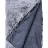 Heritage Oslo Faux Fur Throw Grey