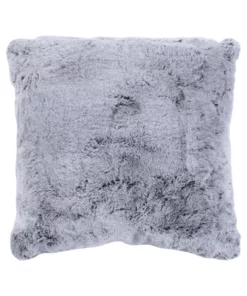 Heritage Oslo Faux Fur Cushion Grey