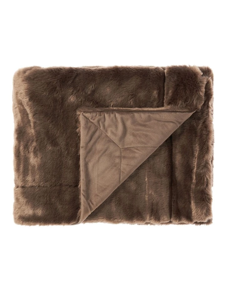 Linen House Selma Throw Khaki 1 Linen House Selma Throw Khaki