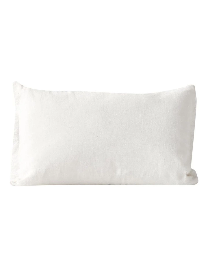 Aura Home Vintage Linen Fringe Cushion Range in Marshmallow 2 Aura Home Vintage Linen Fringe Cushion Range in Marshmallow - Image 2