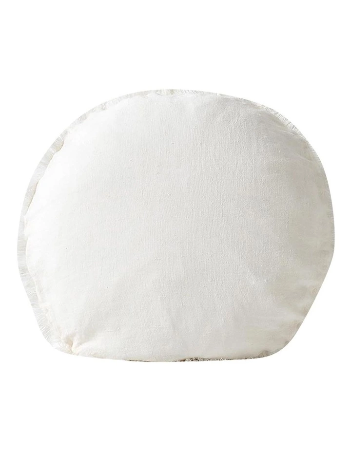 Aura Home Vintage Linen Fringe Cushion Range in Marshmallow 3 Aura Home Vintage Linen Fringe Cushion Range in Marshmallow - Image 3