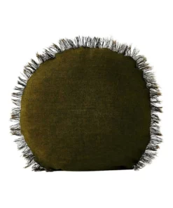 Aura Home Vintage Linen Cushion Range in Khaki