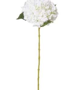 Rogue Hydrangea 65cm Artificial Stem White