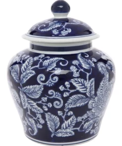 Heritage Hand-painted Round Ginger Jar