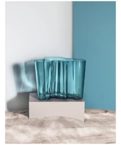 IITTALA Alvar Aalto Vase 16cm Sea Blue -Home Decor Shop 671077450 5 720x928