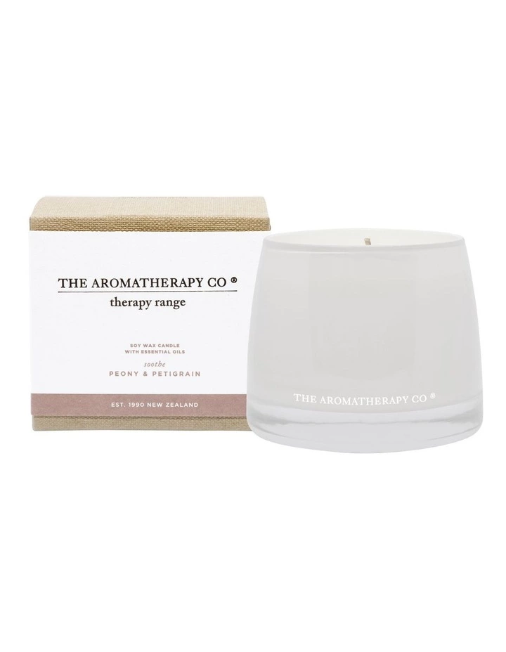 The Aromatherapy Company Therapy Soothe Peony & Petigrain Candle 1 The Aromatherapy Company Therapy Soothe Peony & Petigrain Candle