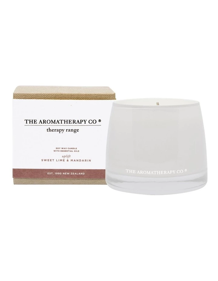 The Aromatherapy Company Therapy Uplift Sweet Lime & Mandarin Candle 1 The Aromatherapy Company Therapy Uplift Sweet Lime & Mandarin Candle