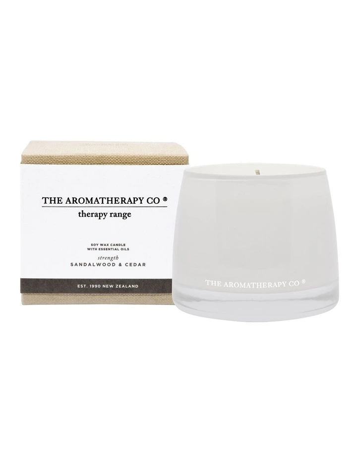 The Aromatherapy Company Therapy Strength Sandalwood & Cedar Candle 1 The Aromatherapy Company Therapy Strength Sandalwood & Cedar Candle