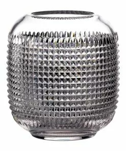 Waterford Jeff Leatham infinity 24cm Glass Vase Crystal Clear