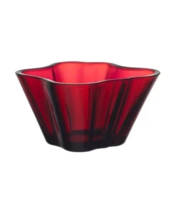 IITTALA Alvar Aalto Bowl 7.5cm Cranberry