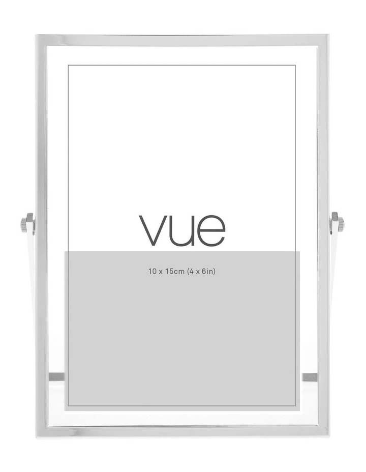 Vue Abbie 10x15cm Glass Photo Frame Silver 1 Vue Abbie 10x15cm Glass Photo Frame Silver