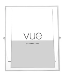 Vue Abbie 20x25cm Glass Photo Frame Silver