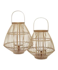 Australian House & Garden Natural Bamboo Lantern - 36cm -Home Decor Shop 695788840 3 1 720x928