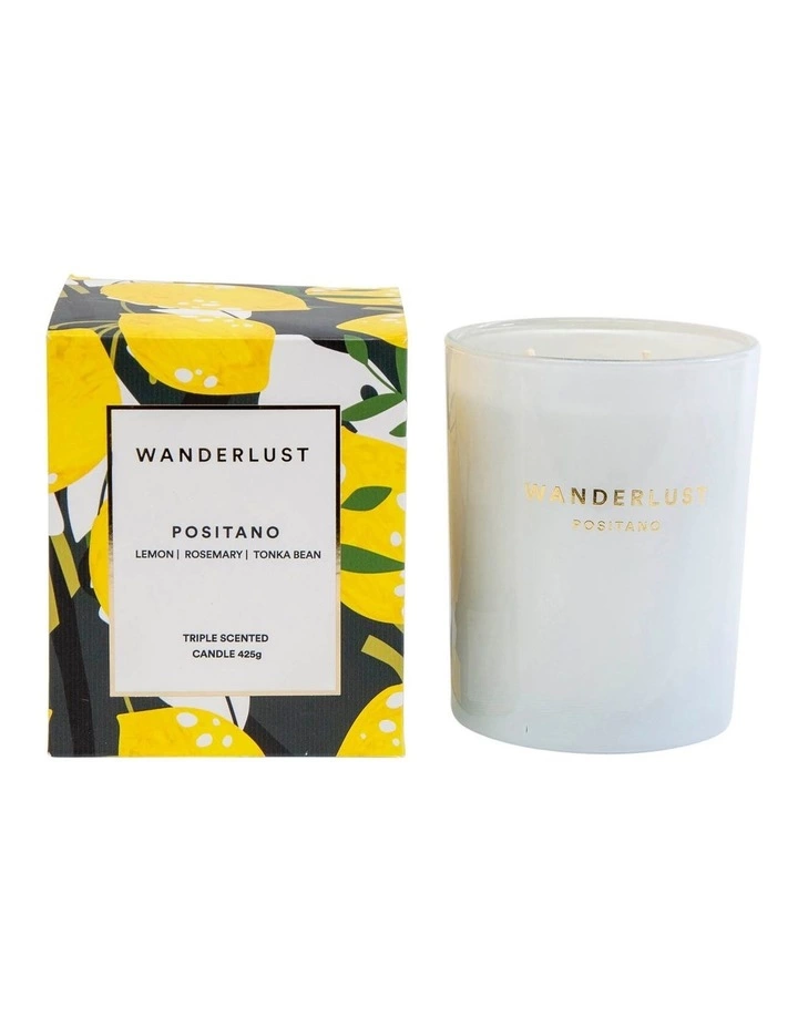 Salt&Pepper Wanderlust 425g Positano Candle 1 Salt&Pepper Wanderlust 425g Positano Candle
