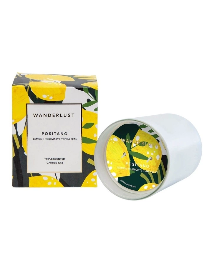 Salt&Pepper Wanderlust 425g Positano Candle 2 Salt&Pepper Wanderlust 425g Positano Candle - Image 2