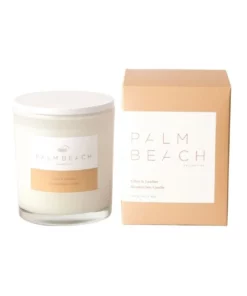 Palm Beach Collection Lilies & Leather Candle 420g