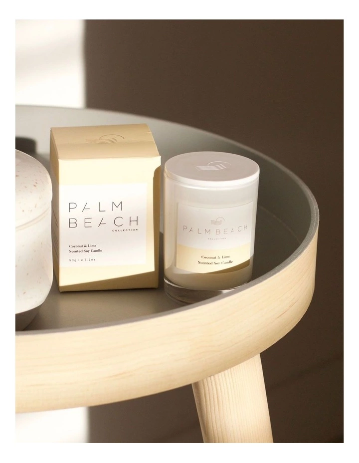 Palm Beach Collection Coconut & Lime 90g Scented Soy Candle 2 Palm Beach Collection Coconut & Lime 90g Scented Soy Candle - Image 2