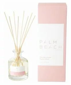 Palm Beach Collection White Rose & Jasmine 250ml Fragrance Diffuser