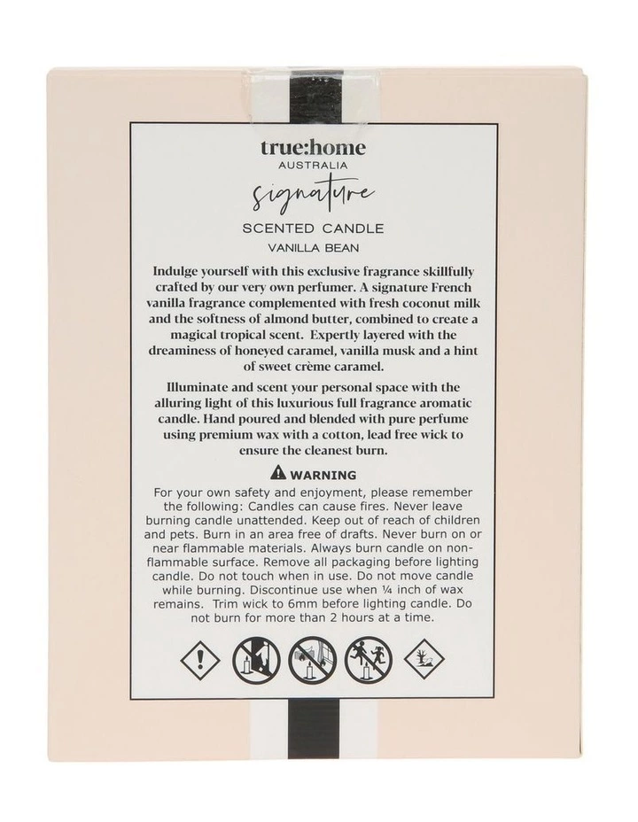 True Home Signature Vanilla Bean Candle With Cloche 2 True Home Signature Vanilla Bean Candle With Cloche - Image 2