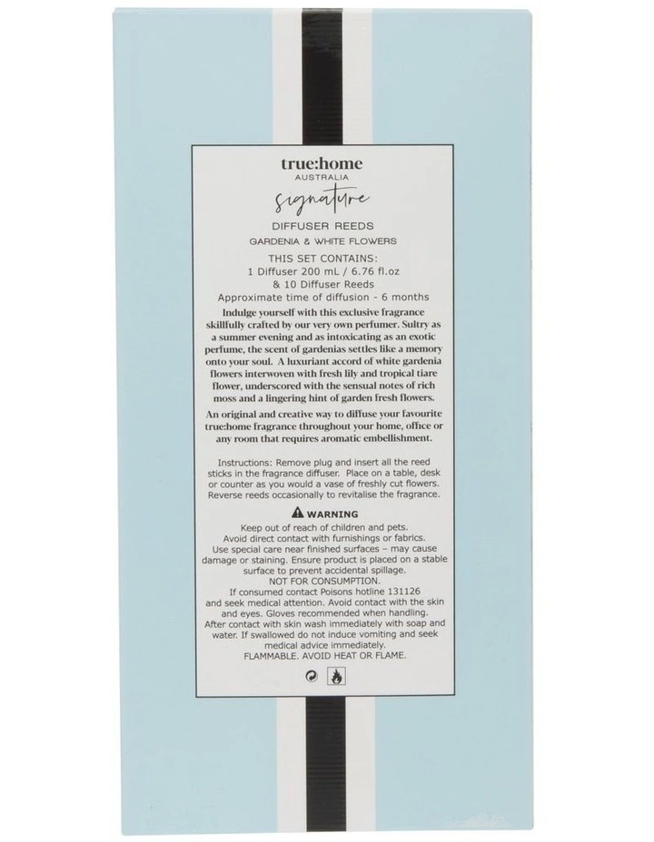 True Home Signature Gardenia & White Flowers Diffuser 2 True Home Signature Gardenia & White Flowers Diffuser - Image 2