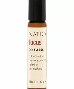 Natio Focus On Stress Pure Essential Oil Blend Roll On 10ml