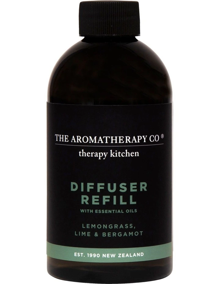 The Aromatherapy Company Therapy Kitchen Lemongrass Lime & Bergamot Diffuser Refill 1 The Aromatherapy Company Therapy Kitchen Lemongrass Lime & Bergamot Diffuser Refill