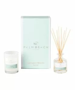 Palm Beach Collection Sea Salt Mini Candle & Diffuser Gift Pack